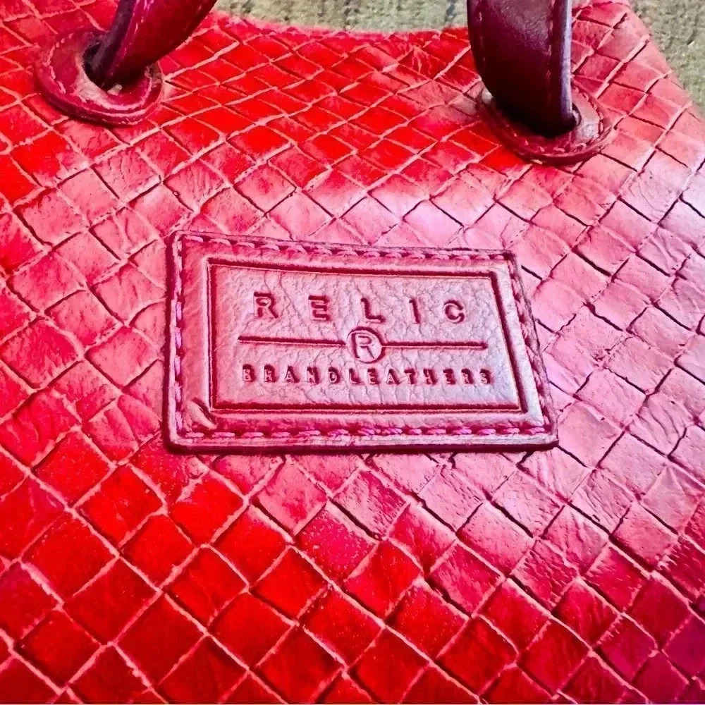 Relic Brand Leather Vintage Pull Backpack - Picture 6 of 12